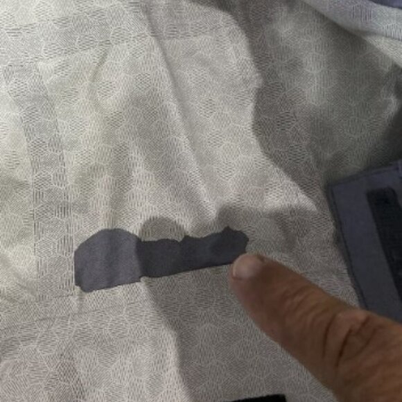 The North Face Women’s Hyvent 2.5l Jacket hooded zip size XS Gray/green zip - Picture 9 of 14